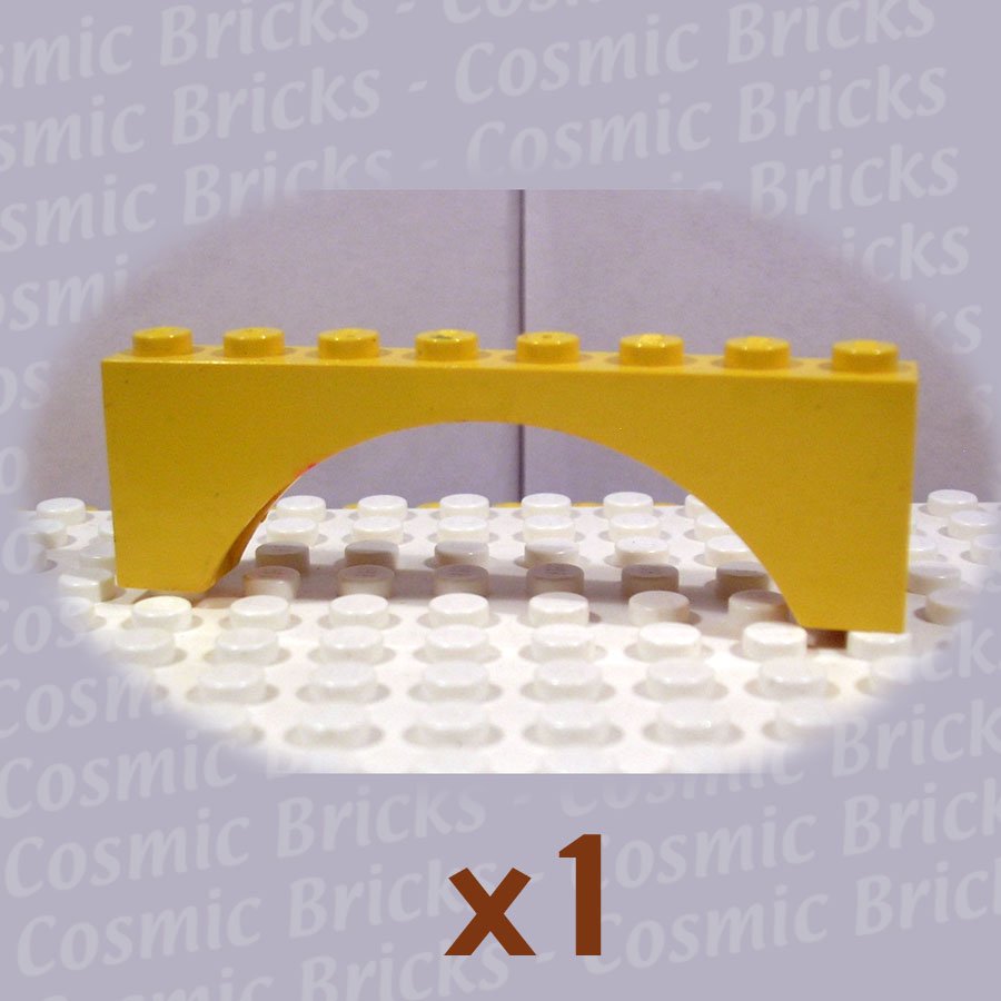 LEGO Yellow Brick Arch 1x8x2 4189053 4501536 3308 (single,U)