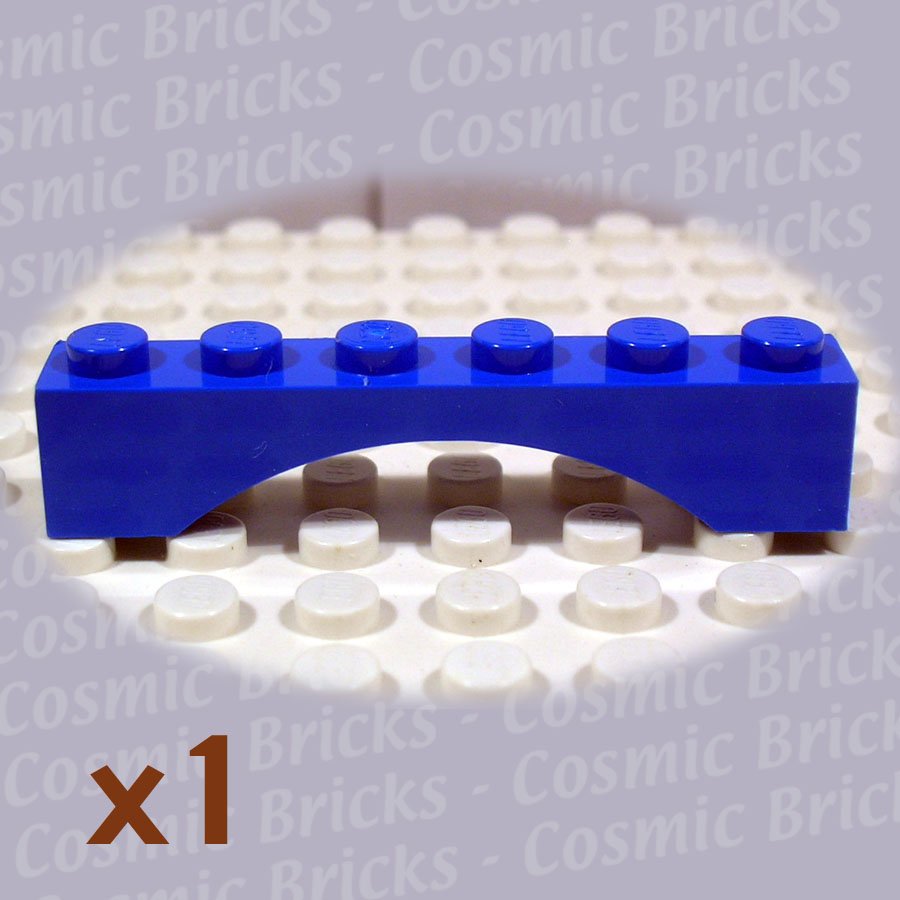 LEGO Blue Arch Brick 1x6 4186666 3455 (single,N)