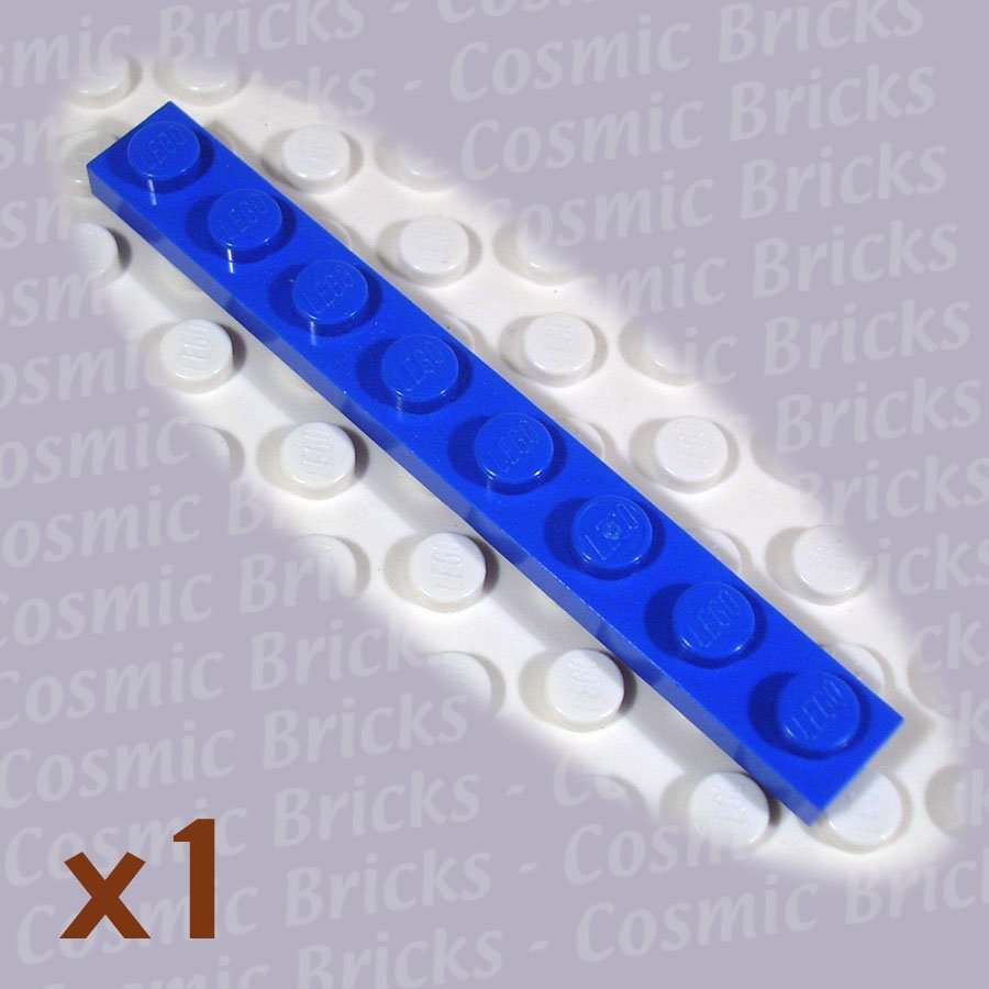 LEGO Blue Plate 1x8 346023 3460 (single,N)