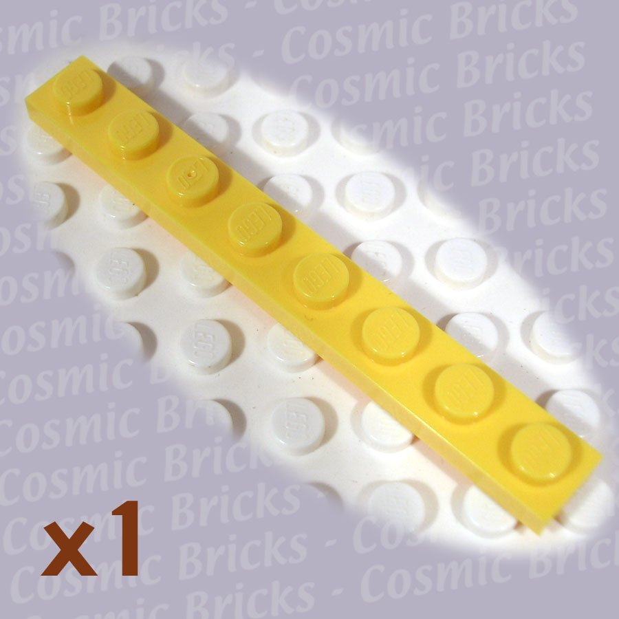 LEGO Yellow Plate 1x8 346024 3460 (single,N)