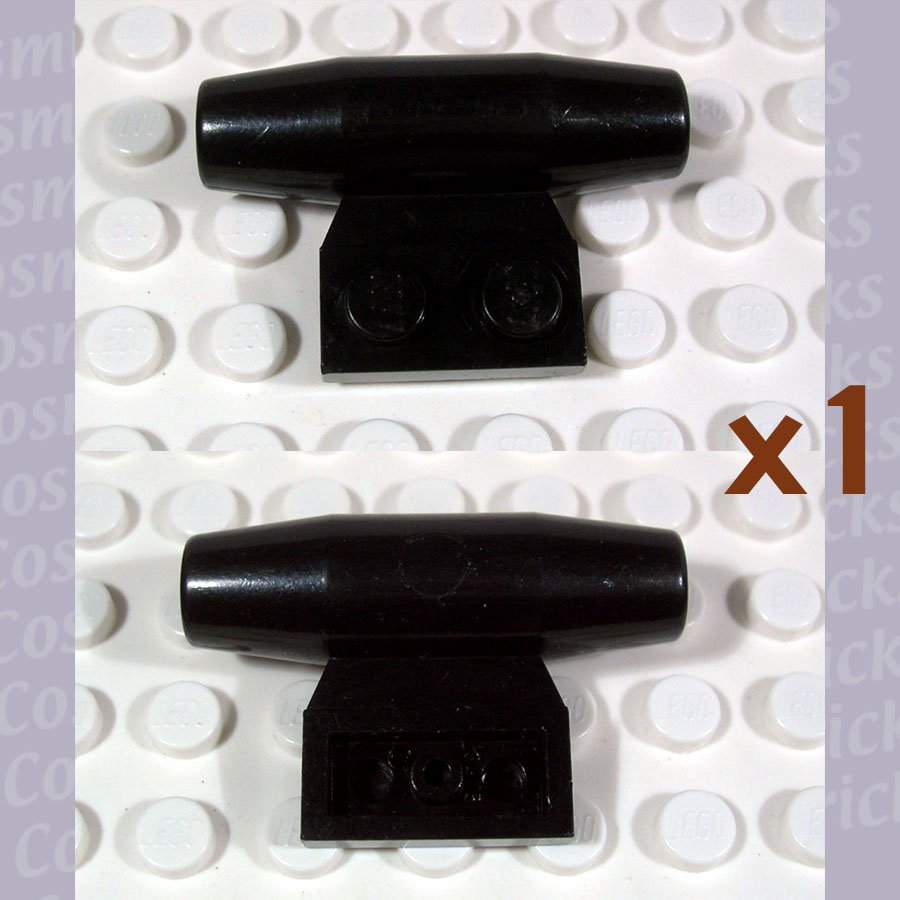 LEGO Black Engine Smooth Small 1x2 Side Plate 347526 3475 (single,U)
