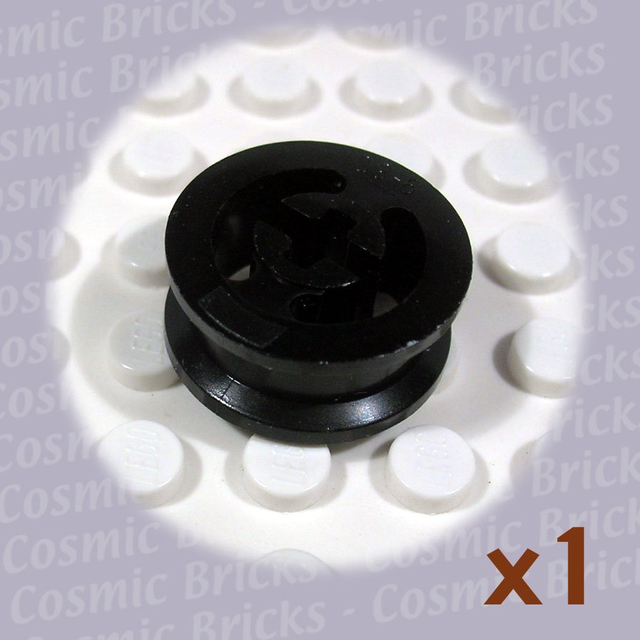 LEGO Black Wheel Split Axle hole 348226 3482 (single,N)