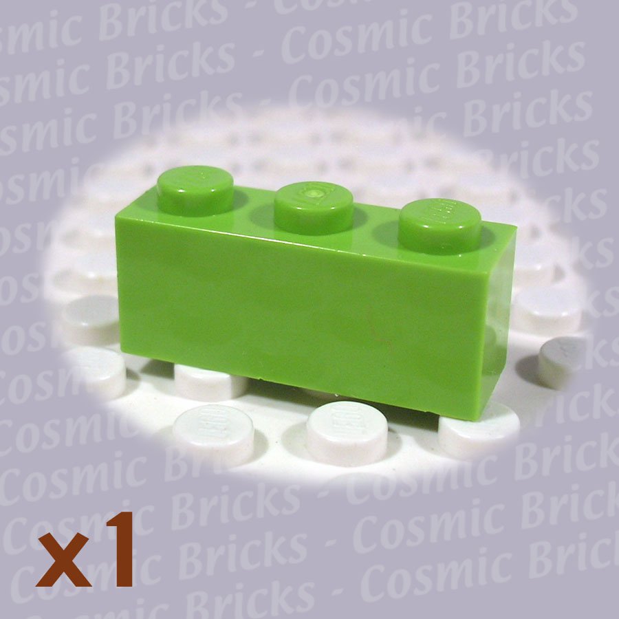 LEGO Lime Brick 1x3 4166093 3622 (single,N)