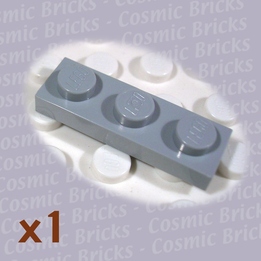 LEGO Light Bluish Gray Plate 1x3 4211429 3623 (single,N)
