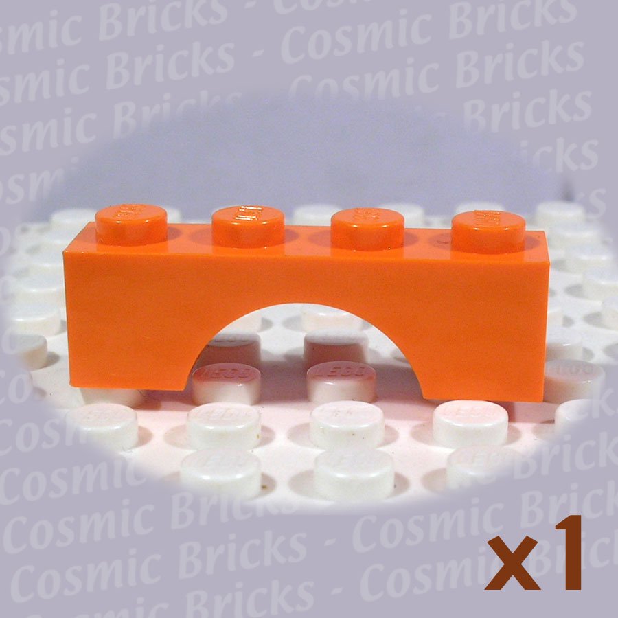 LEGO Orange Brick Arch 1x4 3659 (single,N)