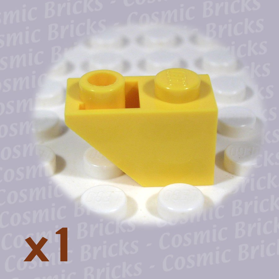 LEGO Yellow Slope Inverted 45 2x1 366524 3665 (single,U)