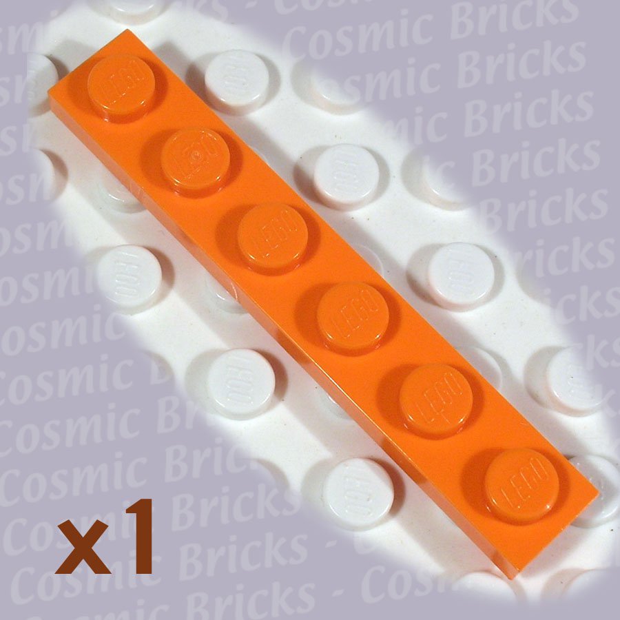 LEGO Orange Plate 1x6 4173332 3666 (single,N)