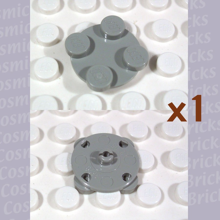 LEGO Light Gray Turntable 2x2 Plate Top 3679 (single,U)