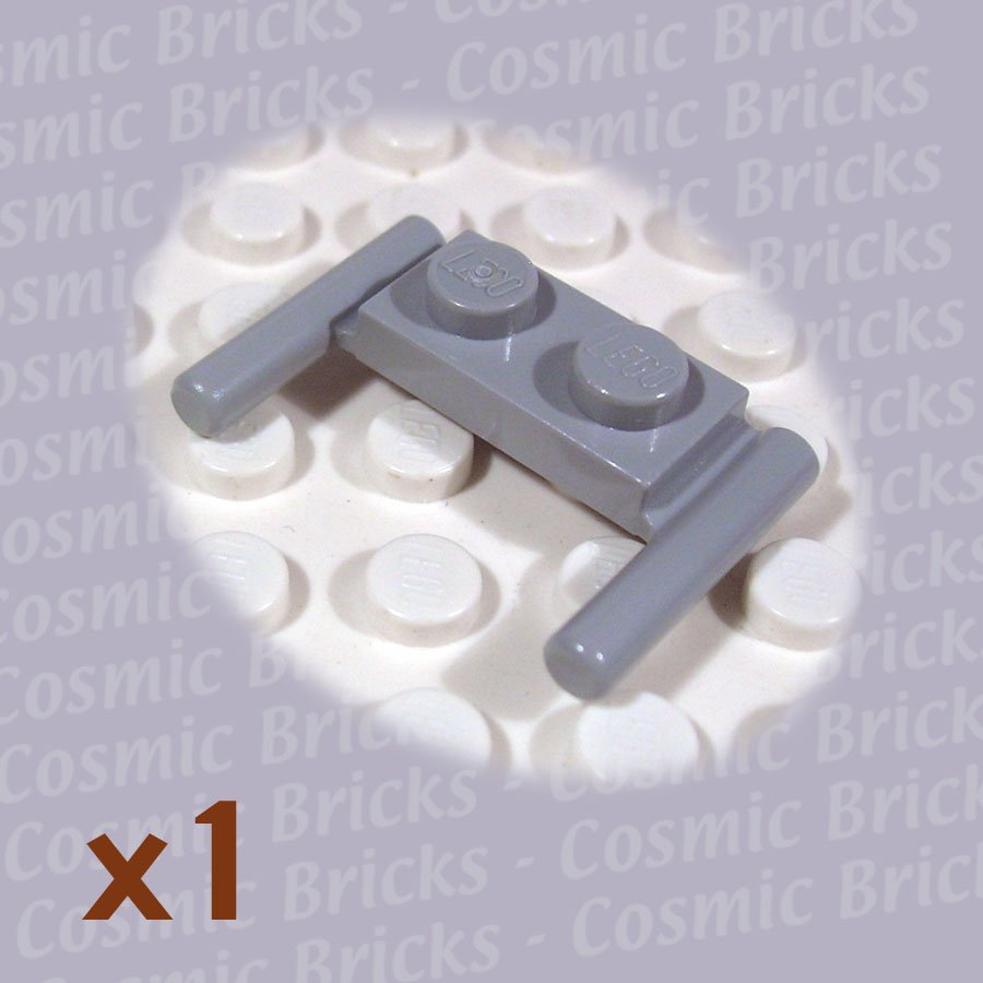 LEGO Light Bluish Gray Plate Modified 1x2 Handles 383926 3839 (single,N)