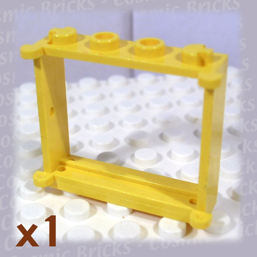LEGO Yellow Window 1x4x3 385324 3853 (single,U)