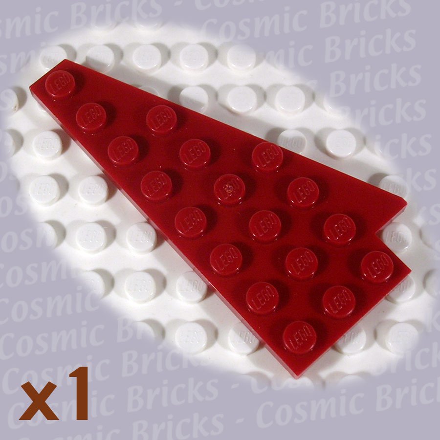LEGO Dark Red Wedge Plate 8x4 Wing Right 3934 (single,N)