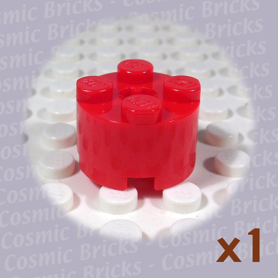 LEGO Red Brick Round 2x2 614321 3941 (single,U)
