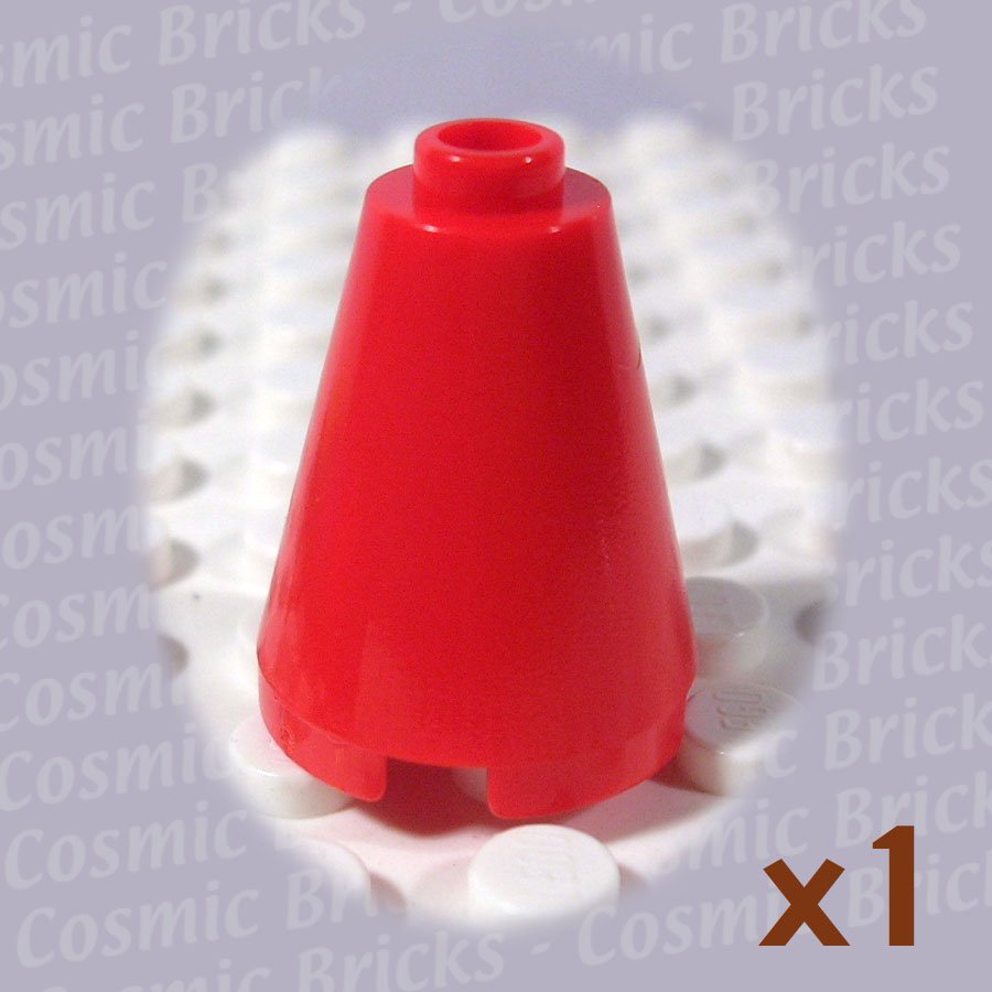 LEGO Red Cone 2x2x2 4200493 3942 (single,N)