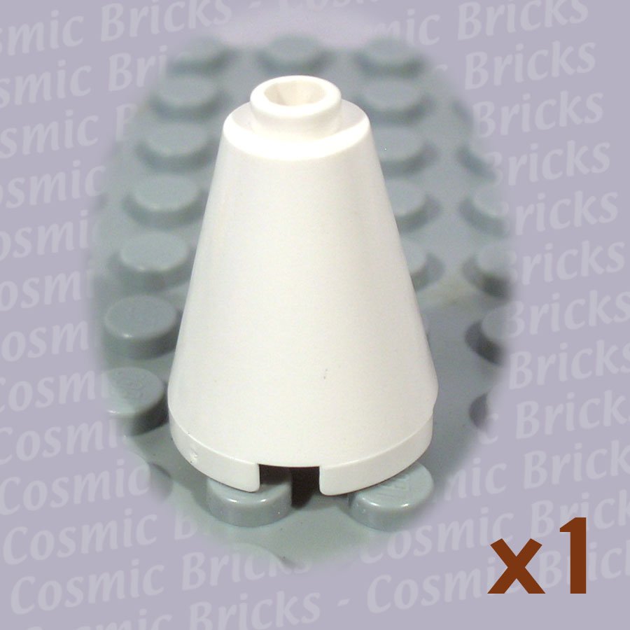 LEGO White Cone 2x2x2 394201 3942 (single,N)