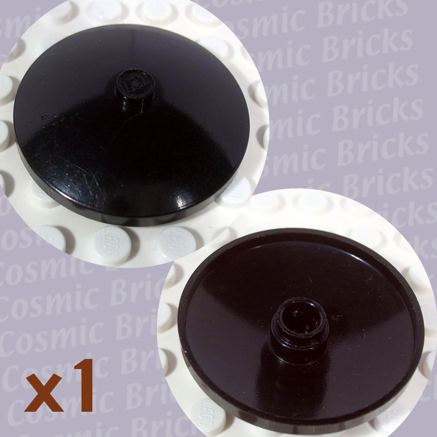LEGO Black Dish 4x4 Inverted 396026 3960 (single,U)