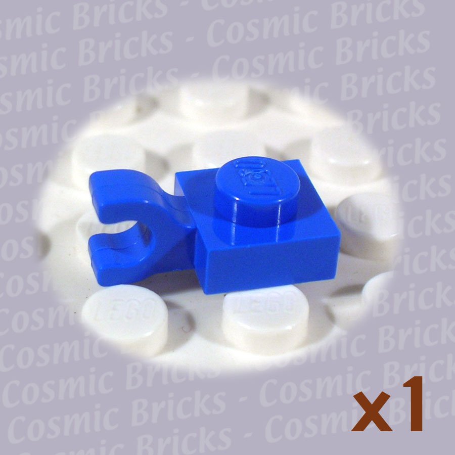 LEGO Blue Plate Modified 1x1 Clip Horizontal 601923 6019 (single,N)