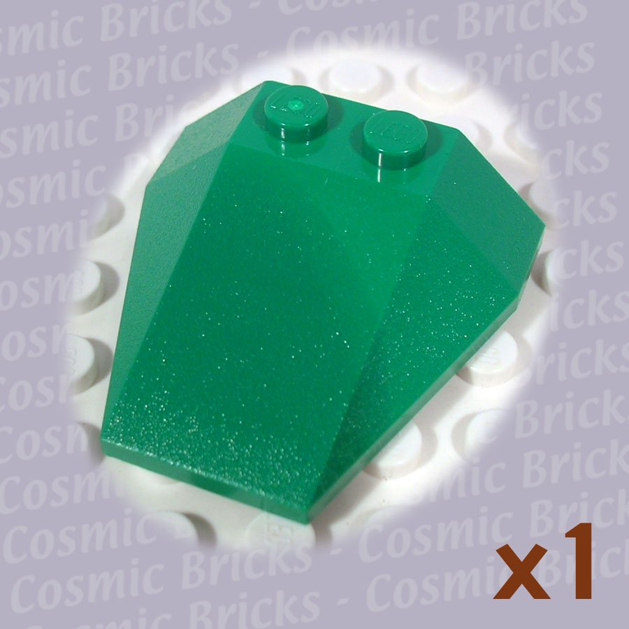 LEGO Dark Green Wedge 4x4 6069 (single,N)