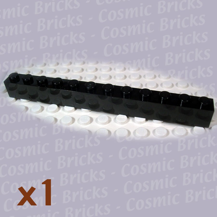 lego black brick 1x12 611226 6112 single n lego black brick 1x12 611226 6112 single n