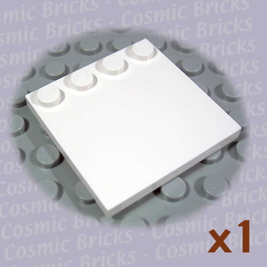 LEGO White Tile Modified 4x4 Studs on Edge 617901 6179 (single,N)