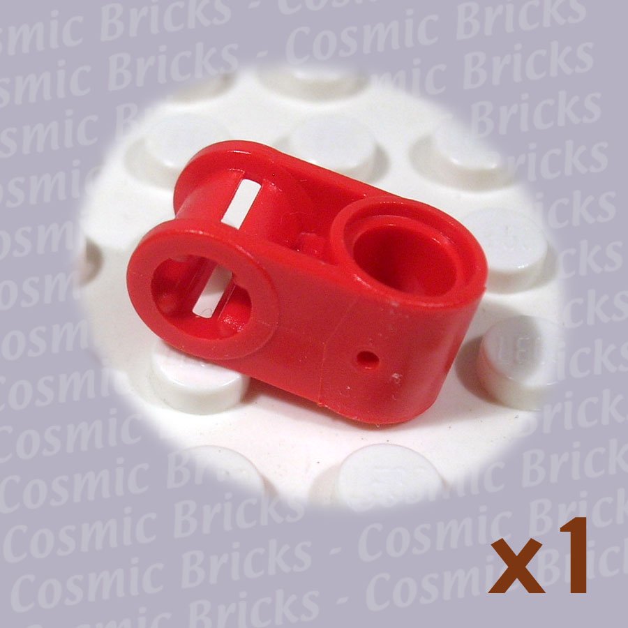 LEGO Bright Red Technic Axle Pin Connector Perpendicular 4173670 6536 (single,N)