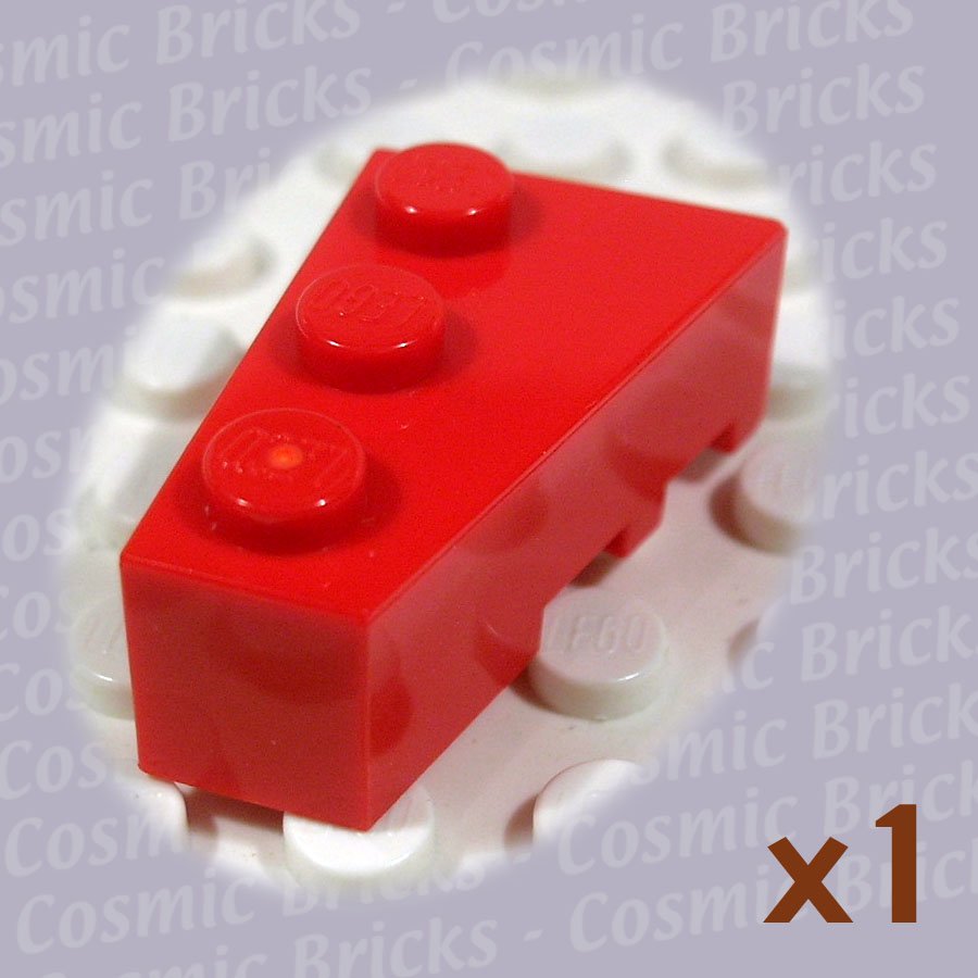 LEGO Bright Red Wedge 3x2 Left 4527765 6565 (single,N)
