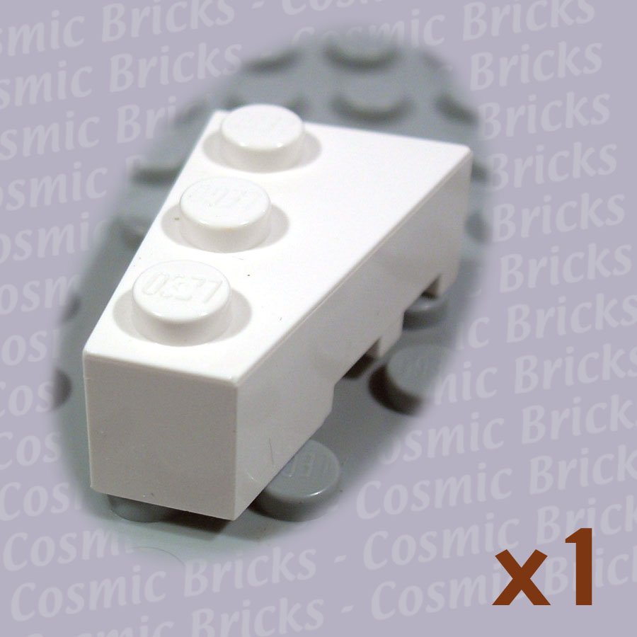 LEGO White Wedge 3x2 Left 4527764 6565 (single,N)