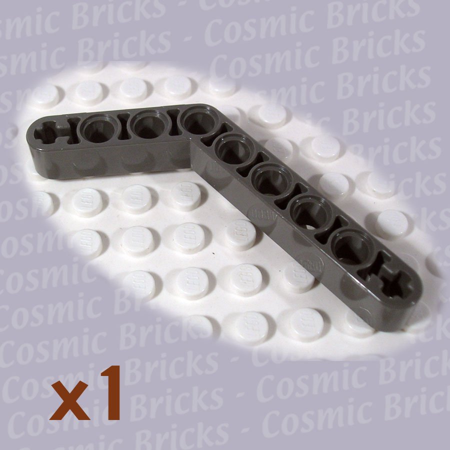 LEGO Dark Grey Technic Liftarm 1x9 Bent (6-4) Thick 4124210 6629 (single,N)