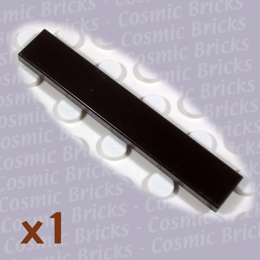 LEGO Black Tile 1x6 663626 6636 (single,U)