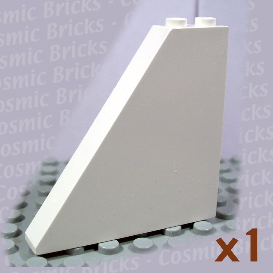 LEGO White Slope 55 6x1x5 4502028 30249 (single,N)