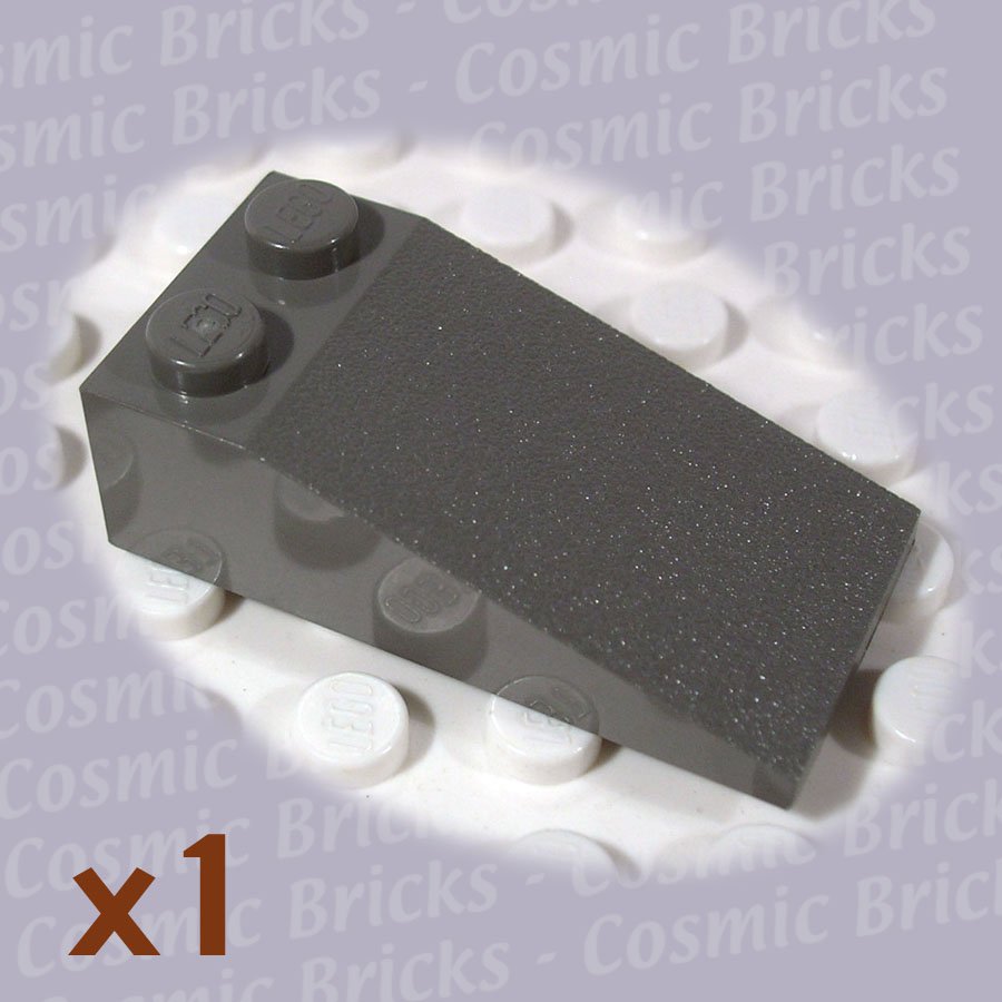 LEGO Dark Gray Slope 18 4x2 30363 (single,N)