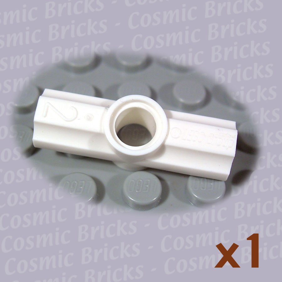 LEGO White Technic Axle Pin Connector Angled #2 4125554 32034 (single,N)