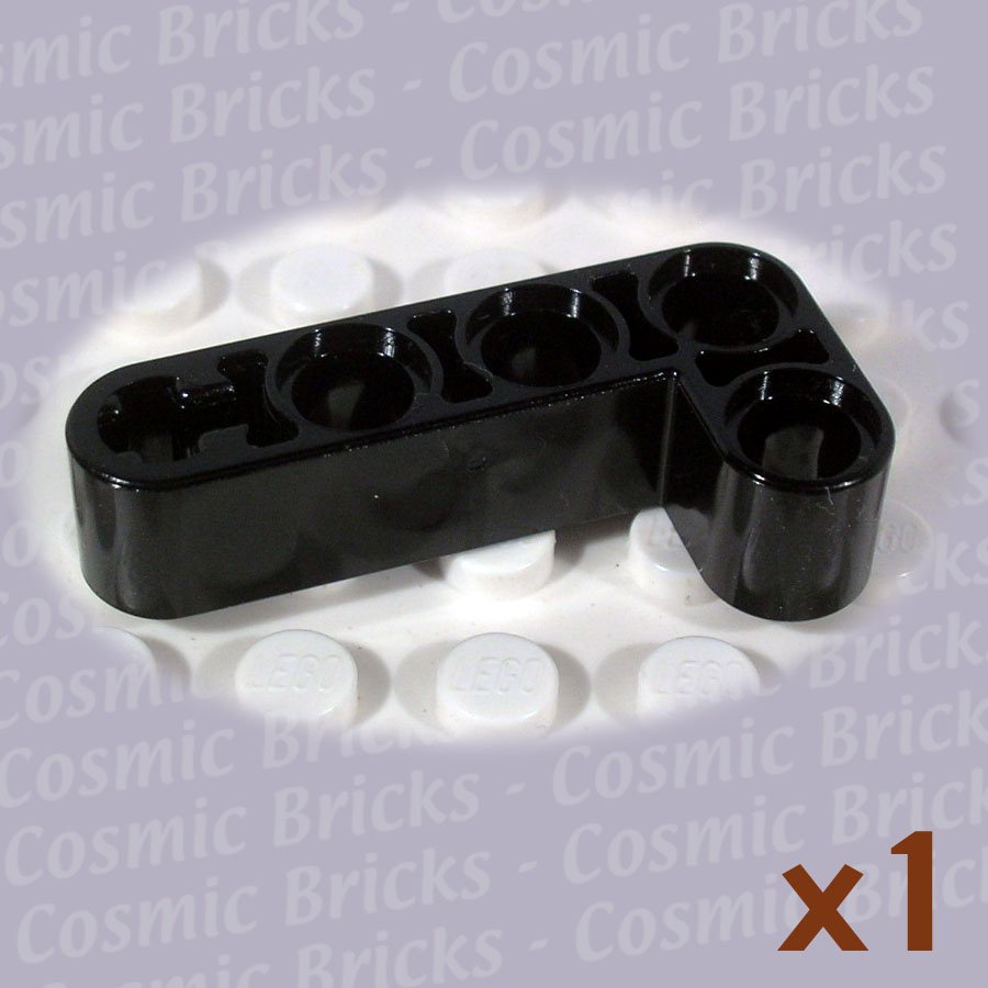 LEGO Black Technic Liftarm 2x4 L-Shape Thick 4120017 32140 (single,N)