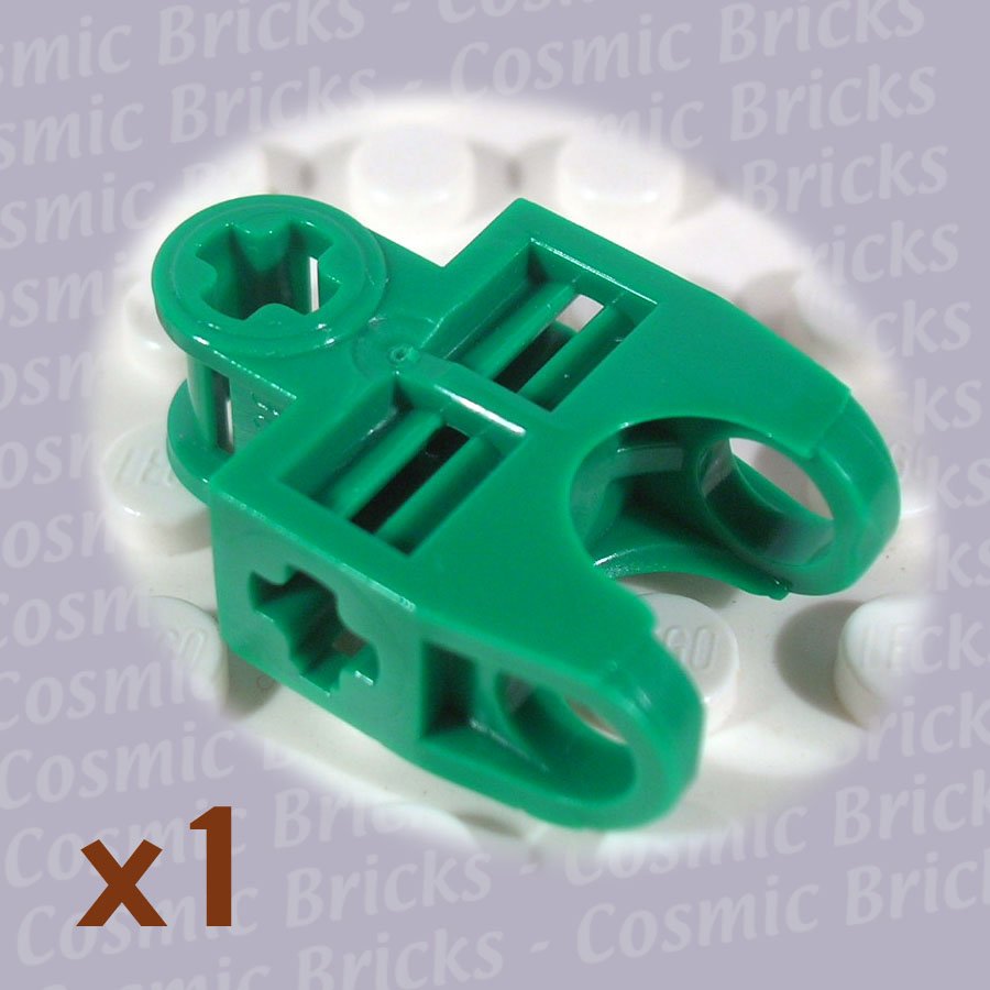 LEGO Dark Green Technic Axle Connector 2x3 Ball Socket 4141205 32174 (single,N)