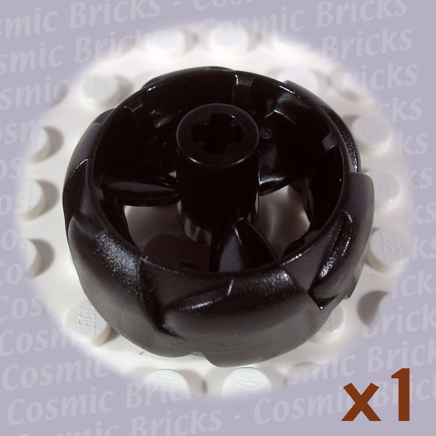 LEGO Black Wheel 32mm ZNAP Propeller (single,N)