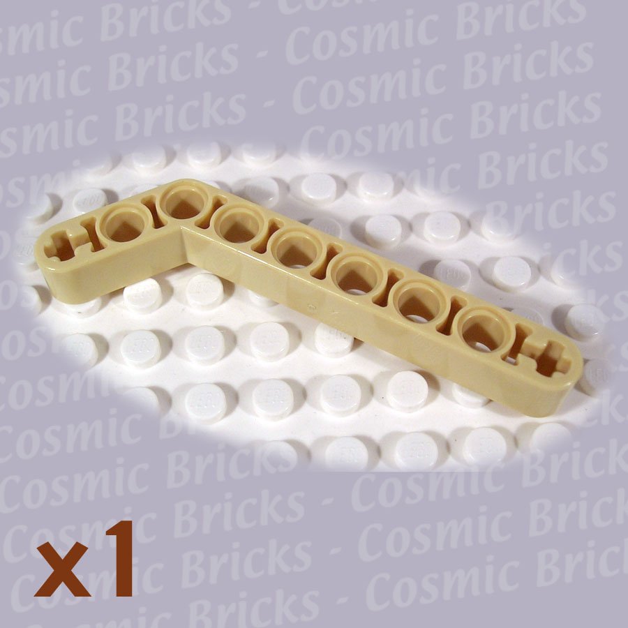 LEGO Tan Technic Liftarm 1x9 Bent (7-3) Thick 4508691 32271 (single,N)
