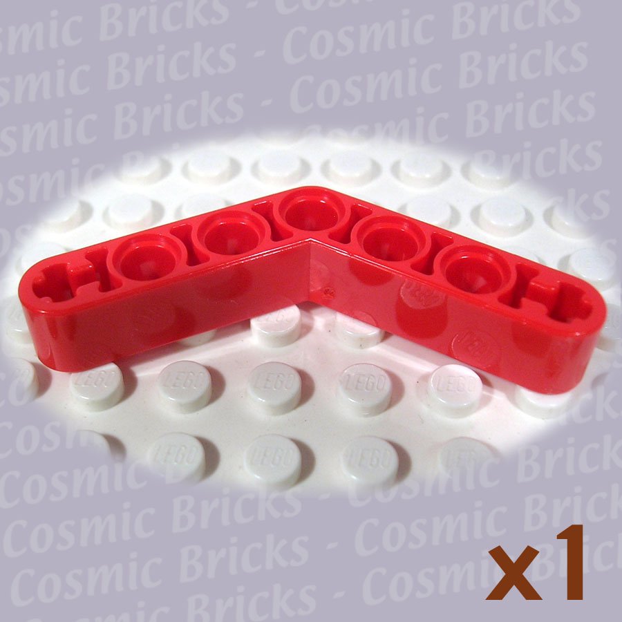 LEGO Bright Red Technic Liftarm 1x7 4-4 Thick/Bent 4174834 4263821 32348 (single,N)