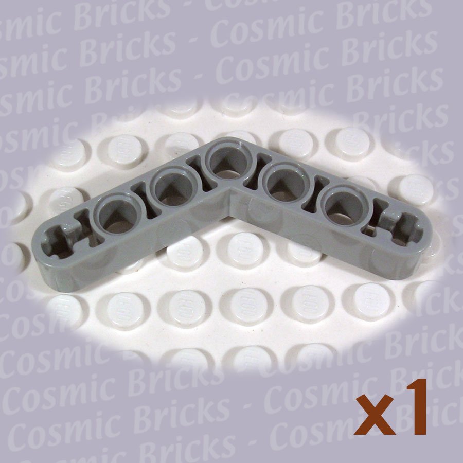 LEGO Light Gray Technic Liftarm 1x7 4-4 Thick/Bent 4143193 32348 (single,N)