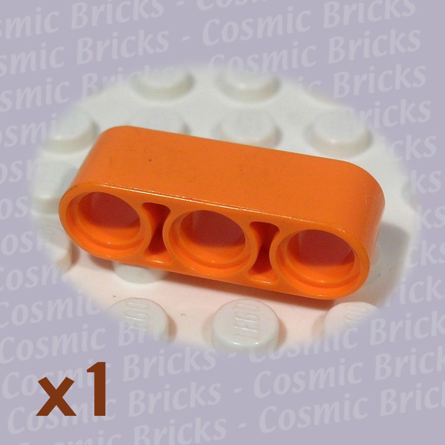 LEGO Bright Orange Technic Liftarm 1x3 Thick 4154621 32523 Single U