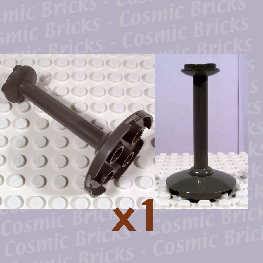 LEGO Dark Gray Support 4x4x5.6 Stand 33089 (single,N)