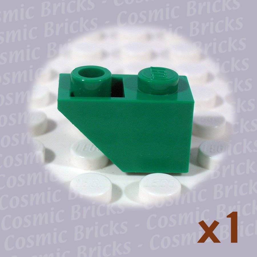 LEGO Dark Green Slope Inverted 45 2x1 4142989 3665 (single,N)