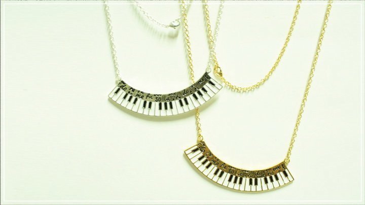Piano Necklace
