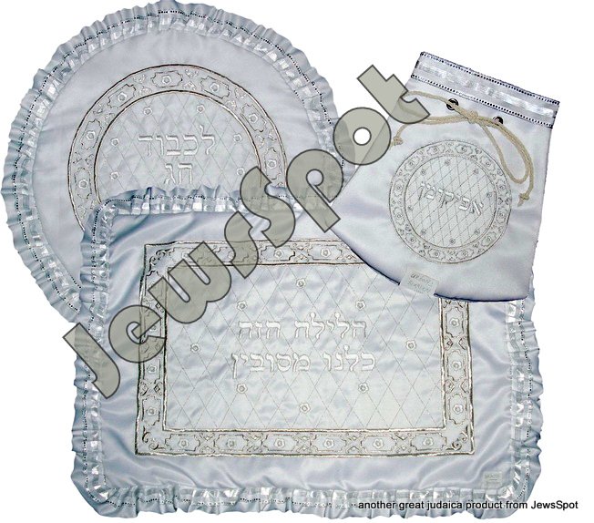 FANCY PESACH SET + AFIKUMEN + TOWEL