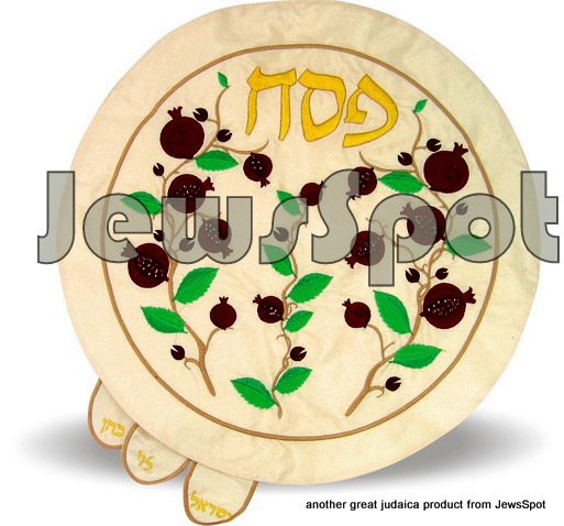 PASSOVER COVER "POMAGRANADE" BEADS, 43 CM