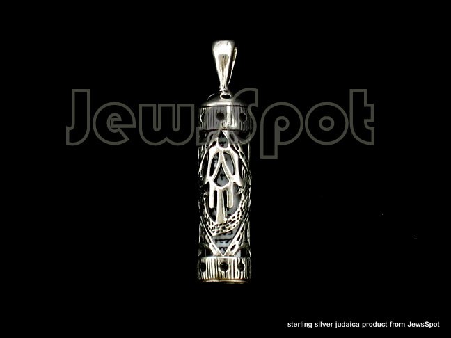 PENDANT- MEZUZAH "HAMSA" 3 CM