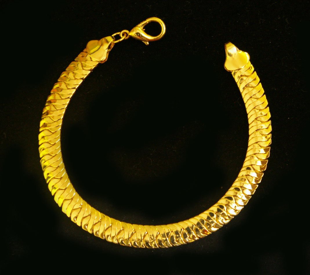 7.4"nice&unique 24K gold filled bracelet bangle 79