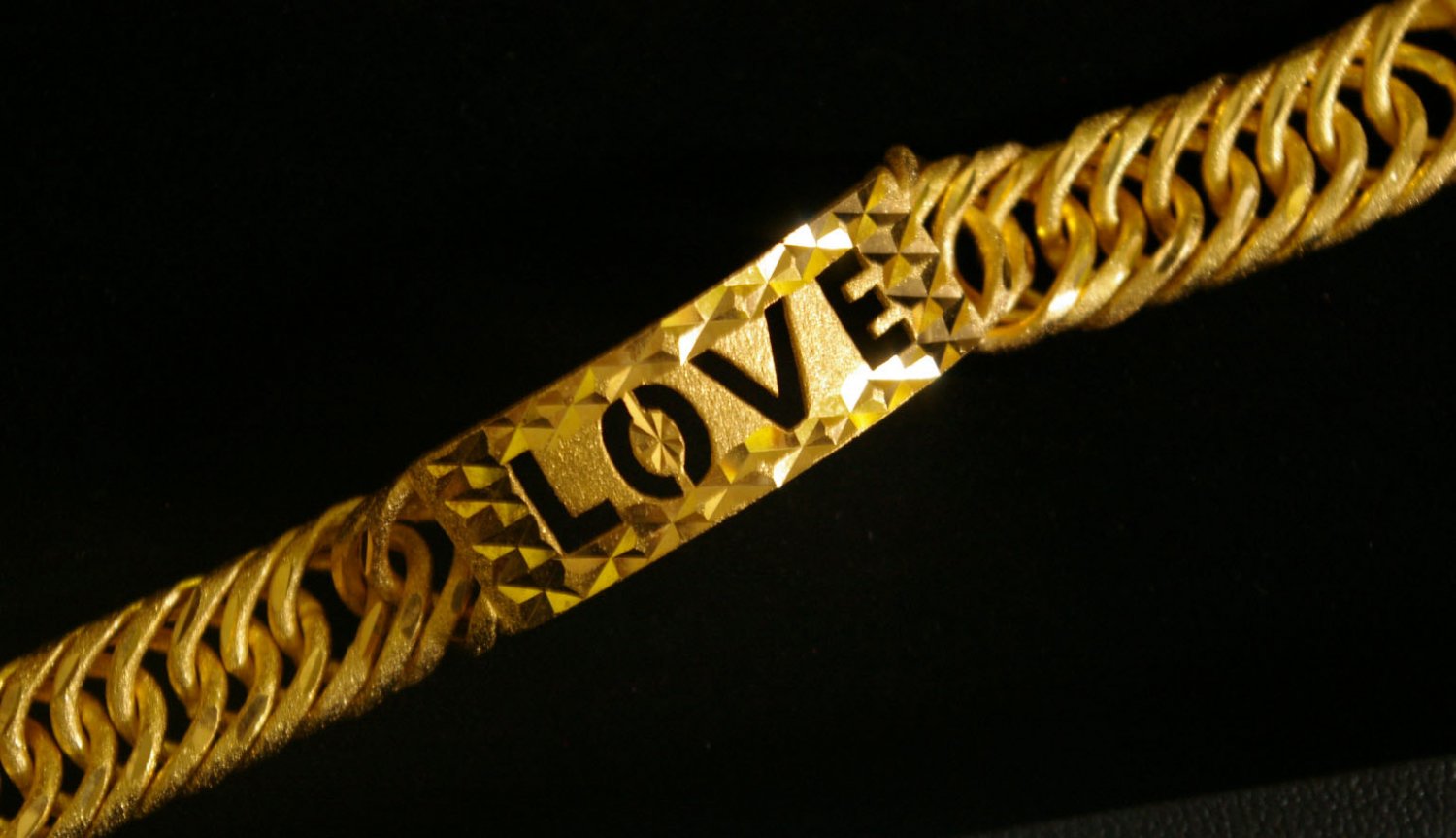 7.2" cool&huge chain bangle 24K gold filled bracelet 69