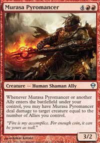 4x Zendikar Murasa Pyromancer (playset)