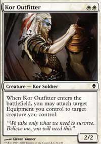 4x Zendikar Kor Outfitter (playset)