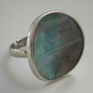 Paua Shell Ring