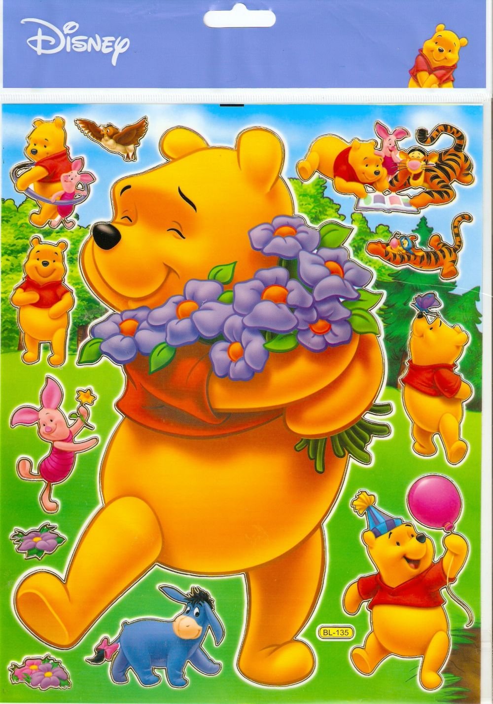 10 Big sheets Winnie Pooh Buy 2 lots Bonus 1 #BL135